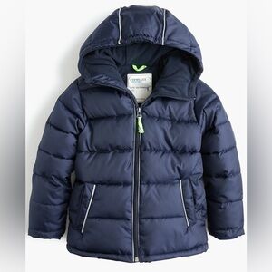 Crewcuts - Kids Navy Puffer Jacket w/Eco-Friendly Primaloft - Size: 4-5T